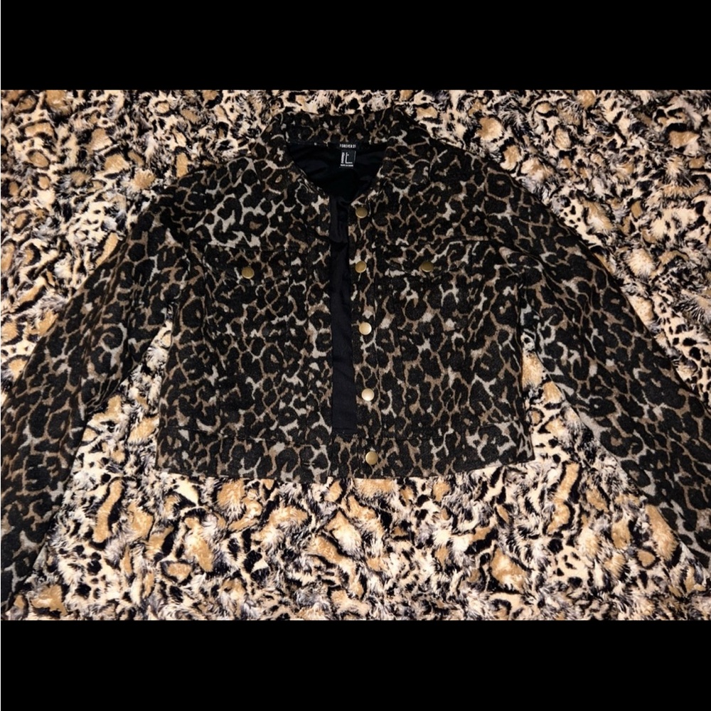 Forever 21 Animal Print Jacket